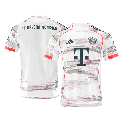 Munich Extérieur Maillot 2025/26 Blanc Joueur Grande Taille
