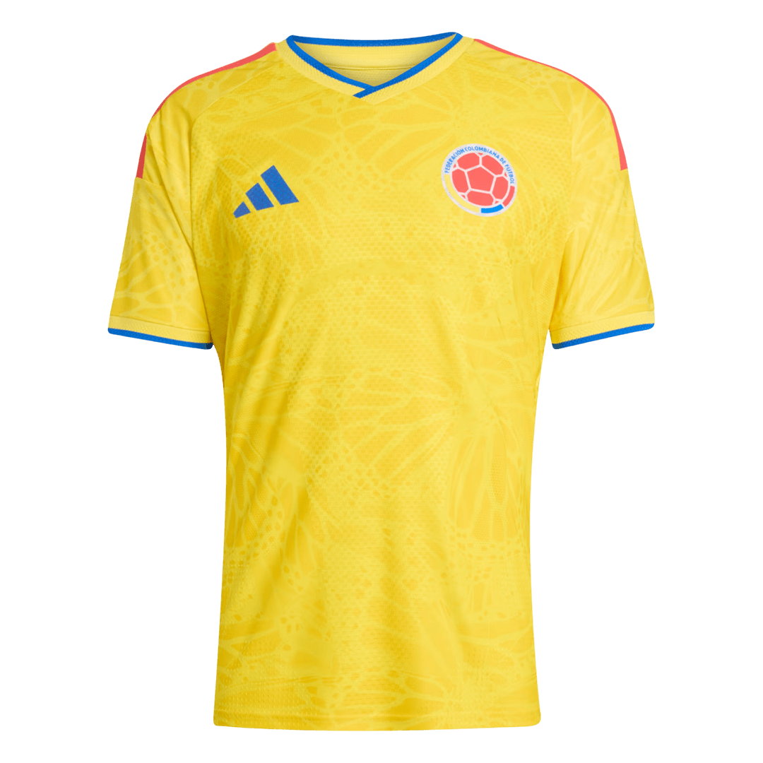 Colombie Domicile Maillot Coupe du Monde 2026 Jaune Joueur Grande Taille