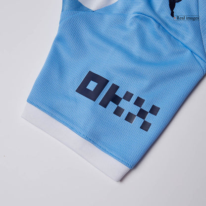 Femme Manchester City Domicile Maillot 2025/26 Bleu