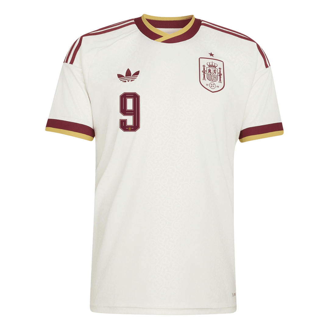 GAVI #9 Espagne Extérieur Maillot - Coupe du Monde 2026 Blanc