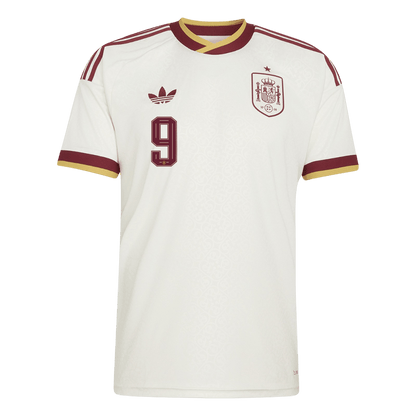 GAVI #9 Espagne Extérieur Maillot - Coupe du Monde 2026 Blanc