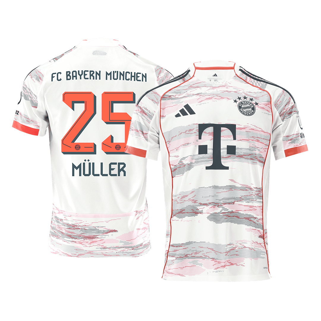 MÜLLER #25 Munich Extérieur Maillot 2025/26 Blanc