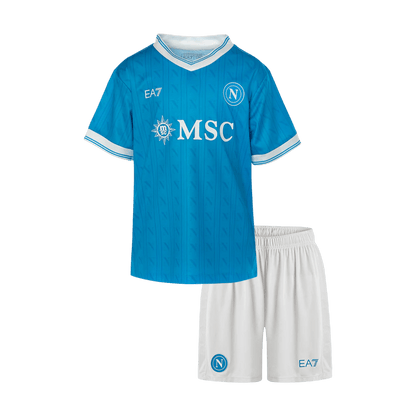 Naples Domicile Maillot Kit 2025/26 Enfant Bleu