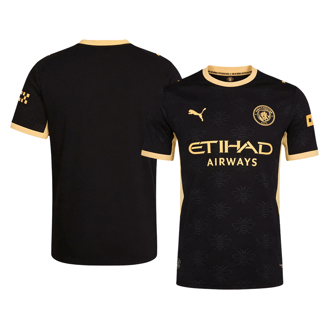 CHERKI #10 Manchester City Extérieur Maillot 2026/27 Noir Joueur
