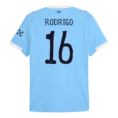 RODRIGO #16 Manchester City Domicile Maillot 2025/26 Authentique - Club World Cup