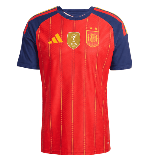 Espagne Domicile Maillot 2 Stars - Champion Edition Coupe du Monde 2026 Rouge