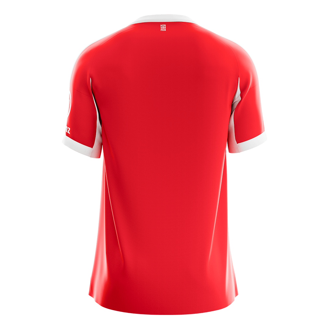 Munich Domicile Maillot 2025/26 Rouge - Super Grande Taille