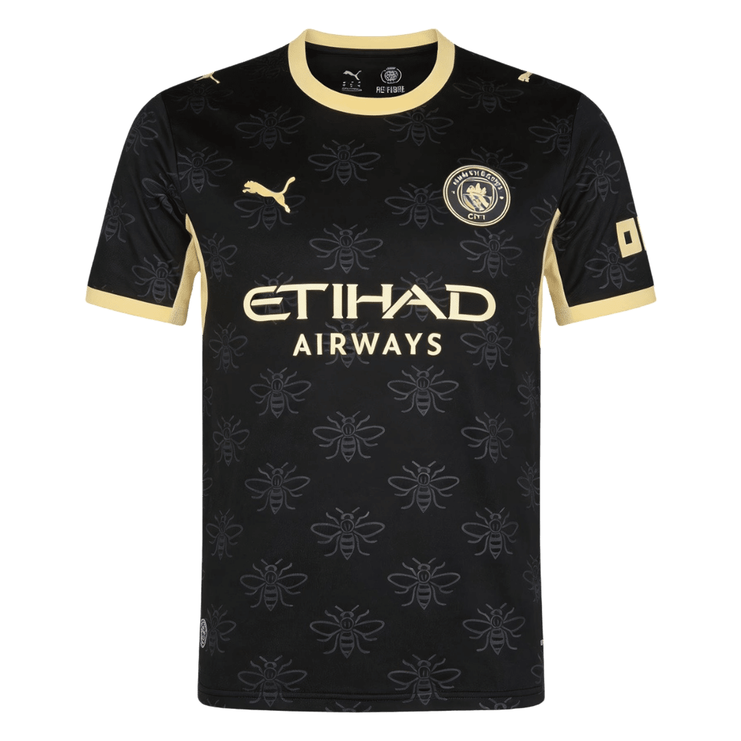 HAALAND #9 Manchester City Extérieur Maillot 2026/27 Noir - UCL