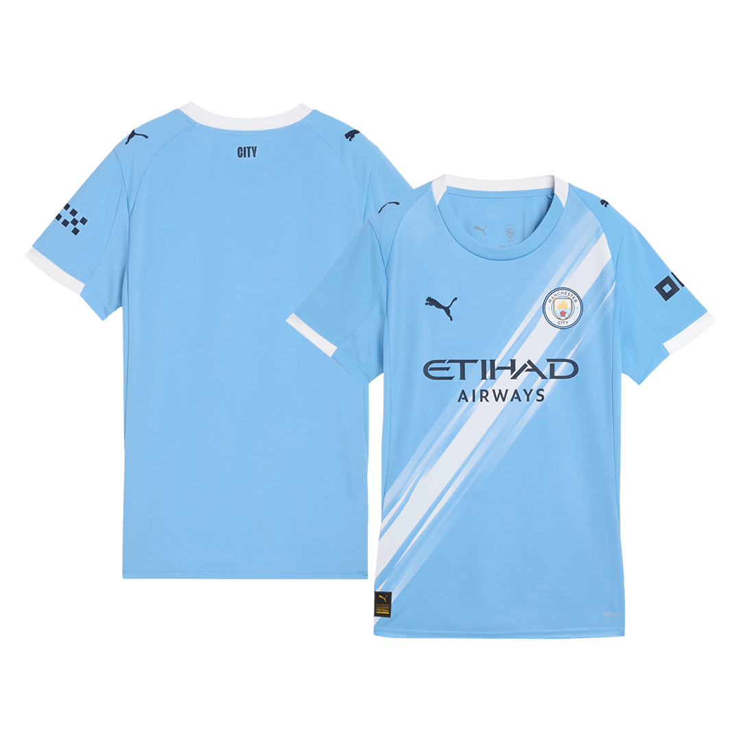 Femme Manchester City Domicile Maillot 2025/26 Bleu