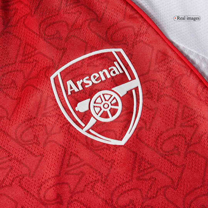 SALIBA #2 Arsenal Domicile Maillot 2025/26 Rouge Authentique