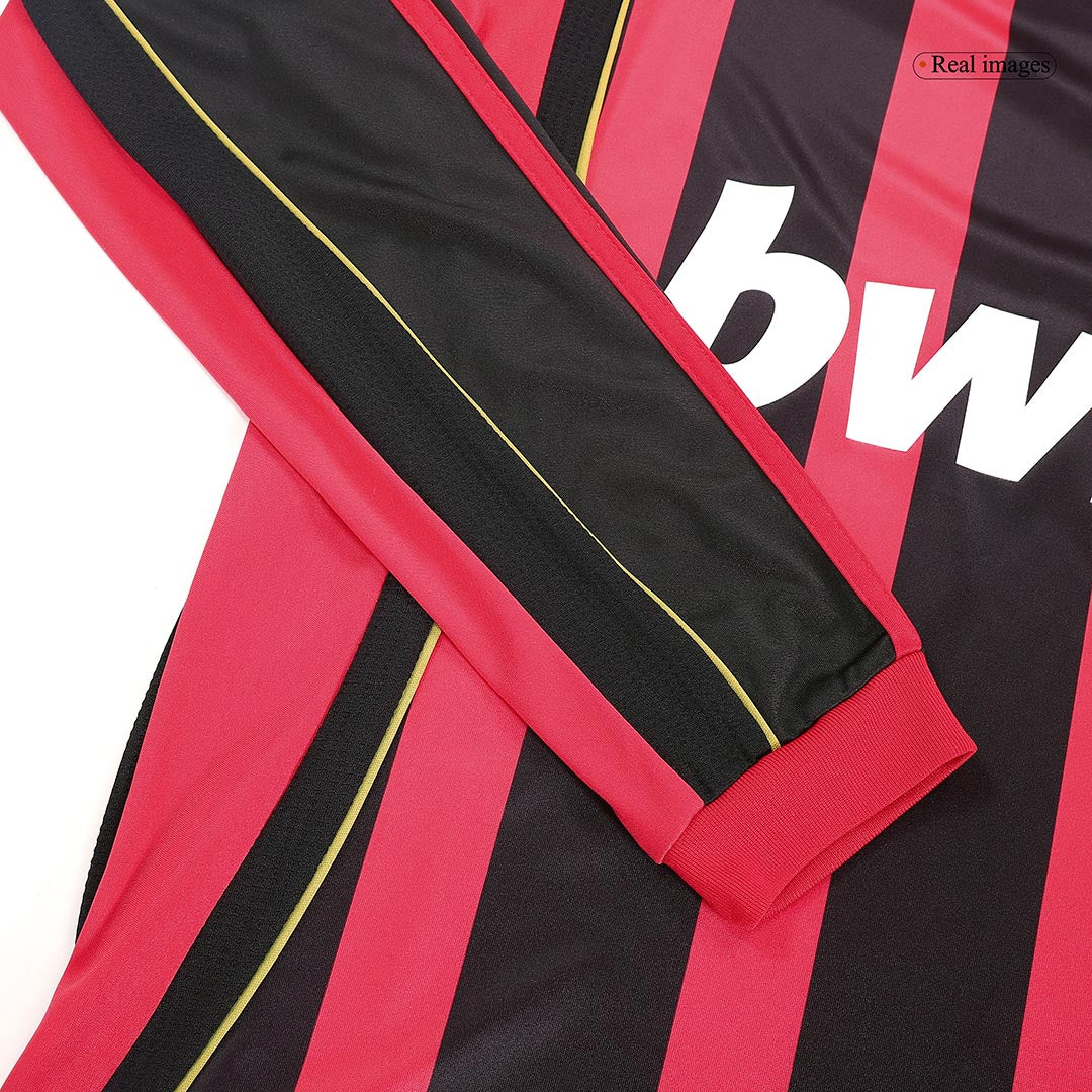 Retro Milan AC Domicile Maillot Manches Longues 2006/07