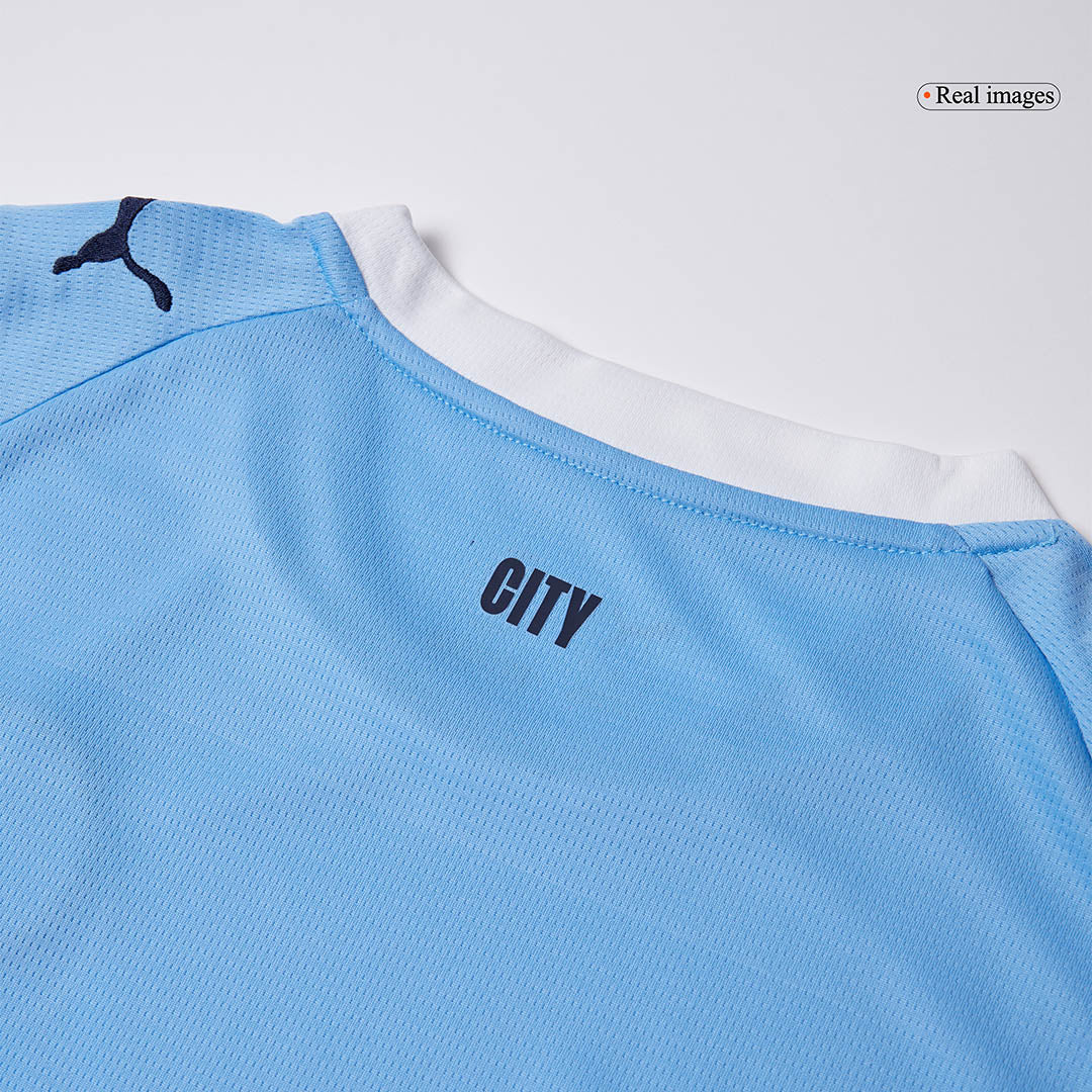 Femme Manchester City Domicile Maillot 2025/26 Bleu