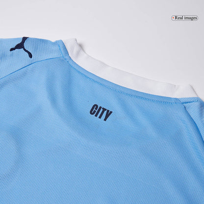 Femme Manchester City Domicile Maillot 2025/26 Bleu