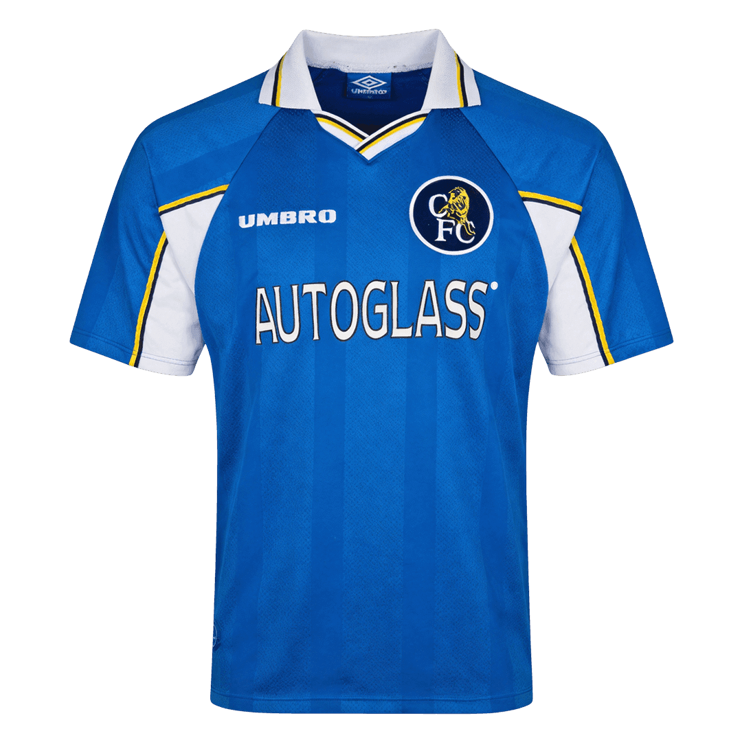 Retro Chelsea Domicile Maillot 1997/99 Bleu