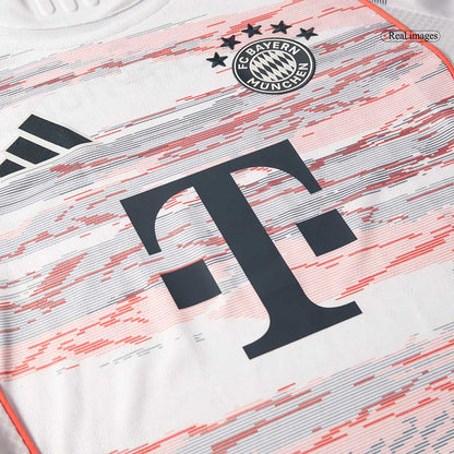 Munich Extérieur Maillot 2025/26 Blanc Joueur Grande Taille