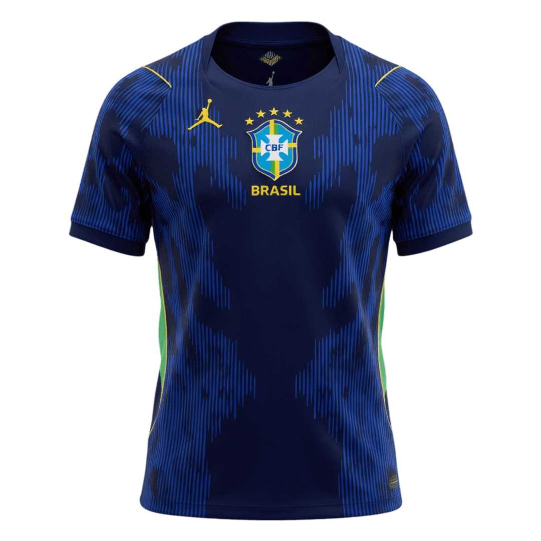 Brésil Extérieur Maillot Kit - Coupe du Monde 2026 Bleu