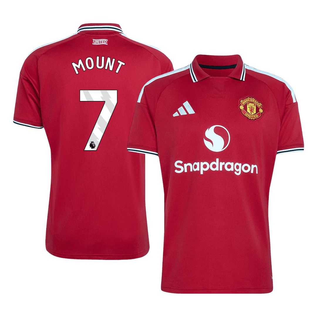 MOUNT #7 Manchester United Domicile Maillot 2026/27 Rouge
