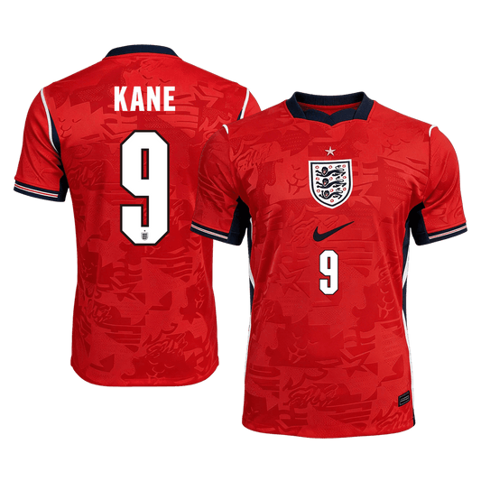 KANE #9 Angleterre Extérieur Maillot - Coupe du Monde 2026 Rouge Joueur