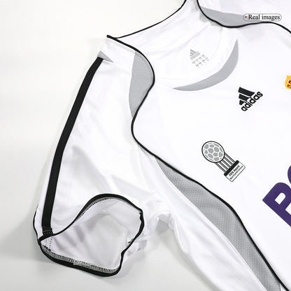 SERGIO RAMOS #4 Retro Real Madrid Domicile Maillot 2006/07