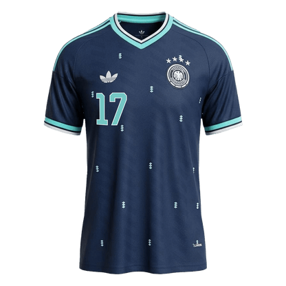 WIRTZ #17 Allemagne Extérieur Maillot - Coupe du Monde 2026 Bleu marine