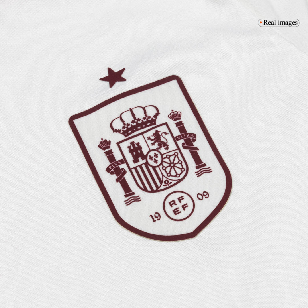 Espagne Extérieur Maillot Kit 2026 Enfant Blanc