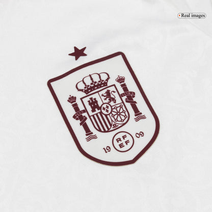 Espagne Extérieur Maillot Kit 2026 Enfant Blanc