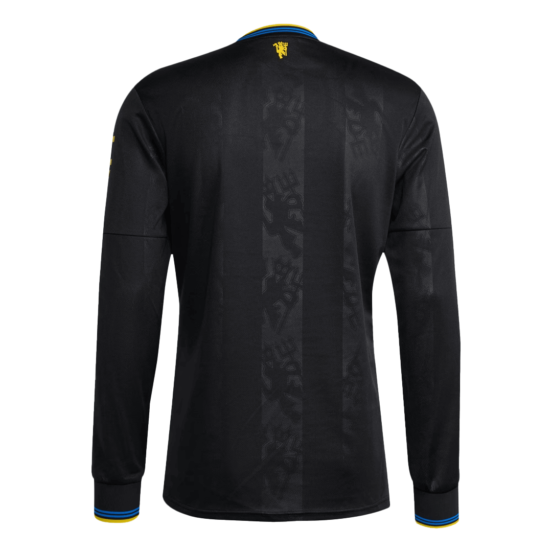 Manchester United Third Maillot Manches Longues 2025/26 Noir
