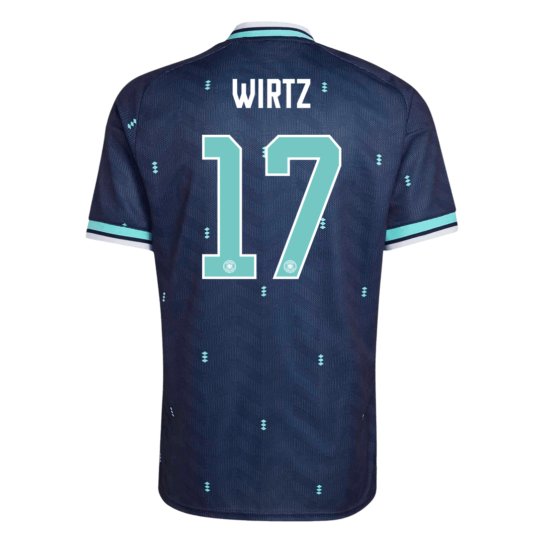 WIRTZ #17 Allemagne Extérieur Maillot - Coupe du Monde 2026 Bleu marine