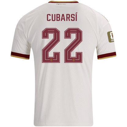 CUBARSÍ #22 Espagne Extérieur Maillot - Coupe du Monde 2026 Blanc
