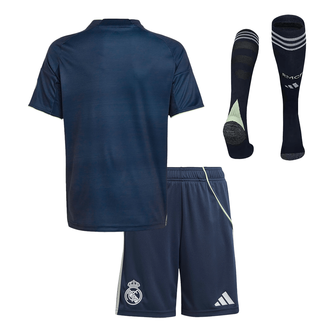 Real Madrid Extérieur Maillot Kit 2025/26 Junior Bleu marine