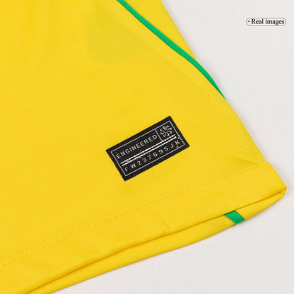 Brésil Domicile Maillot Kit - Coupe du Monde 2026 Jaune