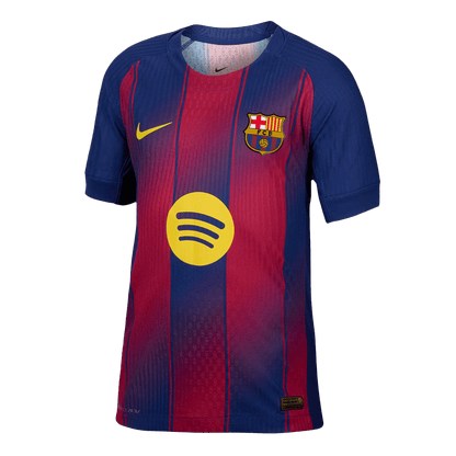 LAMINE YAMAL #10 Barcelone Domicile Maillot 2025/26 Rouge et Bleu Authentique