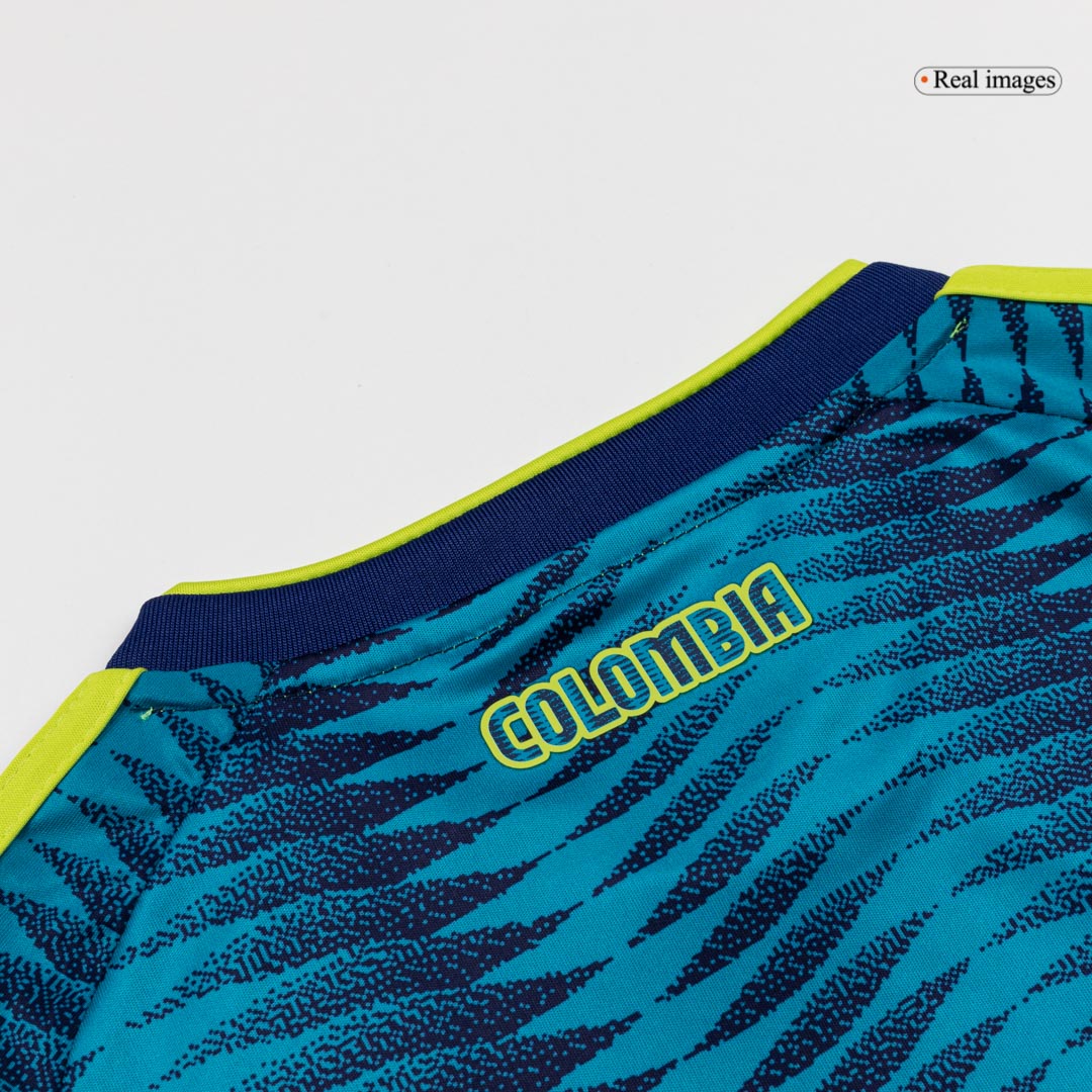 Colombie Extérieur Maillot Kit - Coupe du Monde 2026 Enfant Bleu