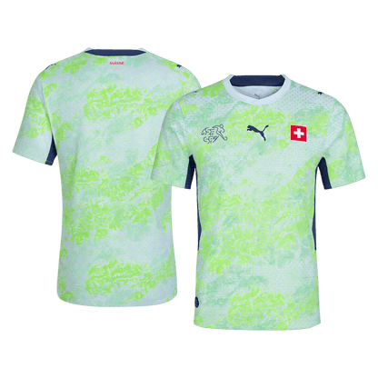 Suisse Extérieur Maillot - Coupe du Monde 2026 Vert Joueur