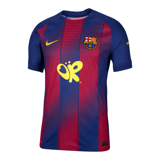 Barcelone Domicile Maillot 2025/26 Rouge&Bleu Joueur
