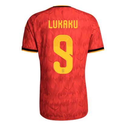 LUKAKU #9 Belgique Domicile Maillot - Coupe du Monde 2026 Rouge Joueur