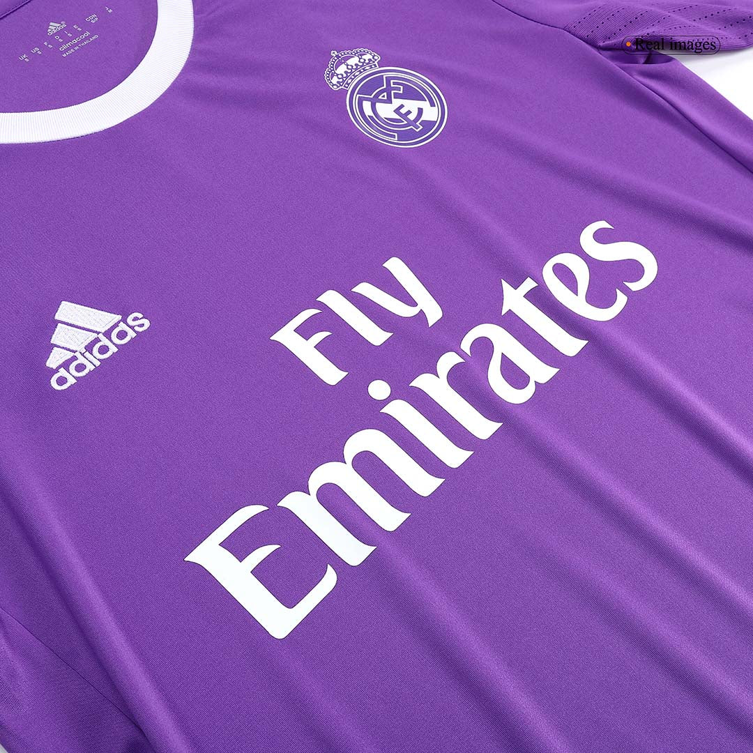 Retro Real Madrid Extérieur Maillot Manches Longues 2016/17