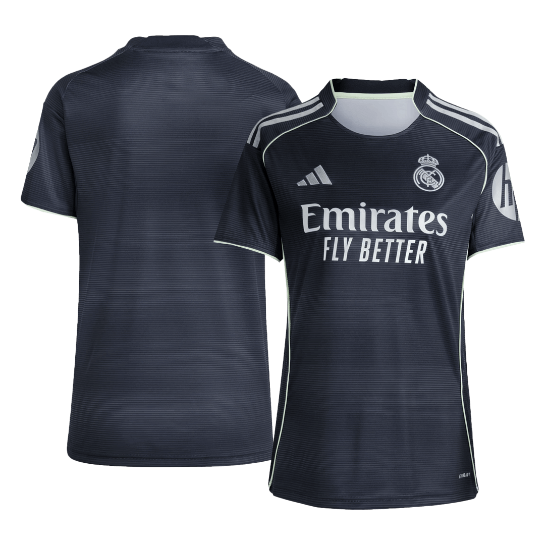 Femme Real Madrid Extérieur Maillot 2025/26 Bleu marine