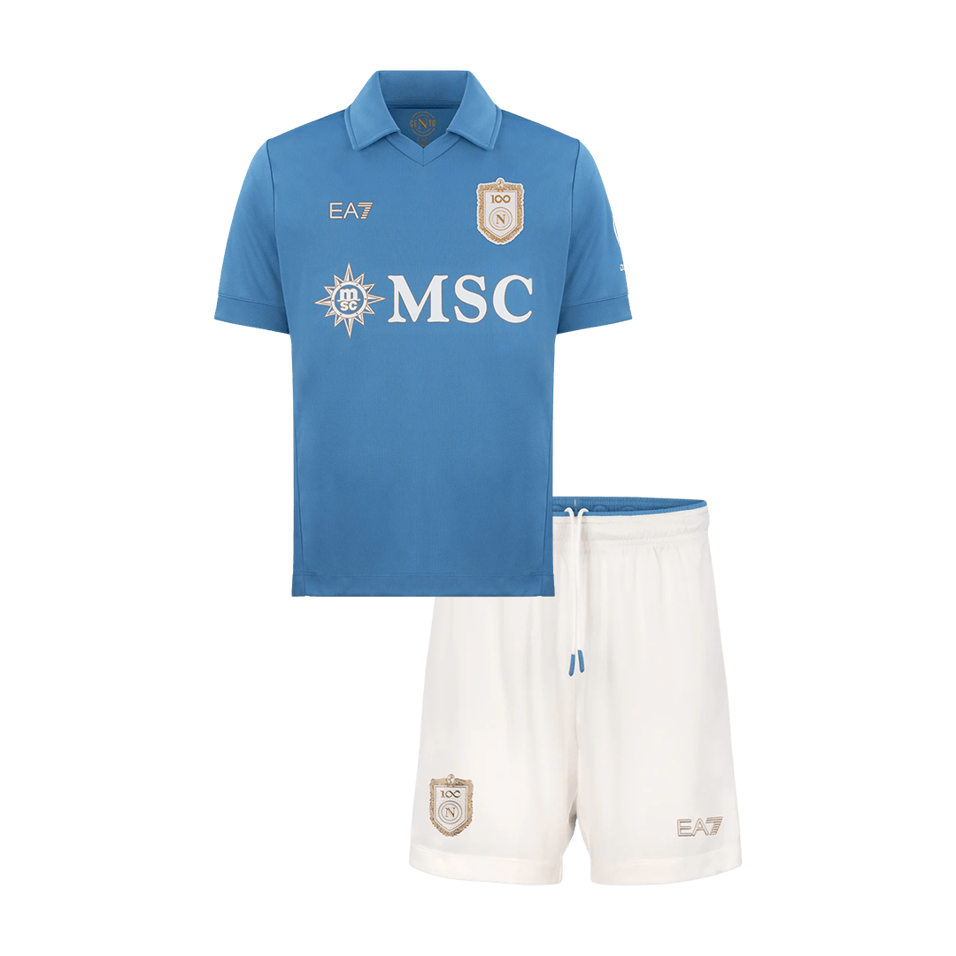 Naples Domicile Maillot Kit 2026/27 Enfant Bleu