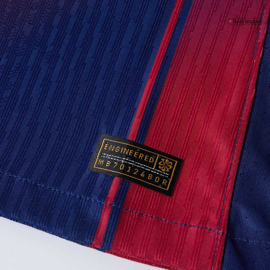 KOUNDE #23 Barcelone Domicile Maillot 2025/26 Rouge et Bleu Authentique - UCL